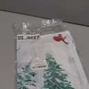 Winter Pine Tree Leaves Rectangle Tablecloth 60 x 84 Inch, Leaf Pine Cone Red Berry Decorative Table Cloth Farmhouse Dining Table Cover, Christmas Holiday Dinner Party Picnic Decoration