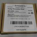 12 Pcs 304 Stainless Steel M6 Fully Threaded Rod,2"(51mm) Threaded Rod,Right Hand Threadswith Nuts (12, M6x51mm)