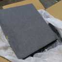 HONBAY Sectional Sleeper Sofa with Pull Out Bed, L Shaped Couch with Storage Seat, Modular Sectional Couches for Living Room, Dark Grey