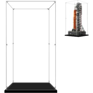 Display Case for Lego 10341 NASA Artemis Space Launch System, 13.77x12.99x29.52inches (35x33x75cm), Protect Your Collectibles from Dust with a Clear Showcase