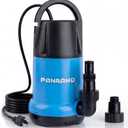 Sump Pump 1HP Submersible Clean Dirty Water Pump 3700GPH Portable Draining Pumps for Pool Hot Tubs Basement Water Transfer, Light Blue