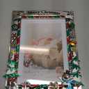 LARAINE Picture Photo Frame 5x7 Metal 2025 Christmas High Definition Glass Display Pictures for Tabletop Home Decorative Holiday Gift (Christmas Tree (2025))