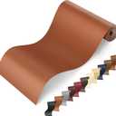 YAFLC Self Adhesive Leather Repair Tape Kit, 4"x 63" Leather Repair Patch for Furniture, Leather Repair Patch for Car seat, Sofas, Couch, Boat Seat Light Brown