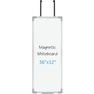 Lincia 36 x 12 Inch Over the Door Whiteboard Dry Erase Board for Door