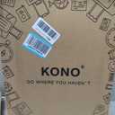 Kono Airline Approved Carry On Luggage, 21.6 inchx13.7 inchx8.6 inch inches, 21.6 Inch Expandable Lightweight Hardshell Suitcase with TSA Lock, (Cream Brown, Suitable for 1-3 Days of Travel)