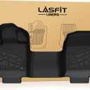 LASFIT Floor Mat for Ford F-150 2015-2026 Regular Cab(Bench Seat, Carpet Floor) All Weather Portector TPE Waterproof Truck Liner for Ford F150 Standard Cab-1st Row Black
