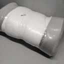 CHxxy Memory Foam Bed Wedge Pillow (10"x24"x24") - Acid Reflux & Back Pain Relief, Anti-Snoring Incline Design, Removable Washable Cover for Sleep & Post-Surgery Support (White&grey)