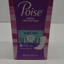 Poise Ultra Thin Incontinence Pads, 6 Drop Ultimate Absorbency, Long Length, 26 Count