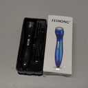 Mini Electric Shaver, Cordless Pocket Size Beard Trimmer, Portable USB Rechargeable Wet and Dry Beard Grooming Kit Suitable for Home, Car, Travel, Camp, Gift for Men(black)