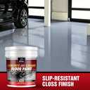 SENVEN Acrylic Semi-Gloss Gray Garage Floor Coating Kit, Professional Concrete & Garage Floor Paint 1 Gallon, Concrete Paint for Basement Floors, Porches, Cement Driveways Concrete Coating System, 128 Fl Oz, EXP: 9/06/2028