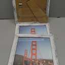 8x10 Picture Frame Set of 4, High Definition Glass Distressed White Frame, 8 x 10 Wood Photo Frames for Tabletop Display and Wall Mounting