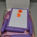 Gift for 1-2 Year Old Girls, Toddler Girl Toys with Magnetic Letters and Numbers, Learning and Educational Toys for 1 2 Year Old, Girls Birthday (Unicorn Pink) (Purple)