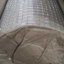 Hardware Cloth 48inx100ft 1/2 Inch Galvanized, Chicken Wire Fence Chicken Rabbit Snake cage Wire Fence Mesh Roll,Garden Plant Welded Metal Wire Fence,Poultry Animal Netting cage Screen. (Silver)