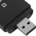 4G LTE USB 4G LTE USB Portable Router, Pocket Mobile Hotspot with SIM Card Slot, Travel Mini Wi Fi Hotspot, Support 10 Devices, WPA WPA2 Wi Fi Encryption (Black)