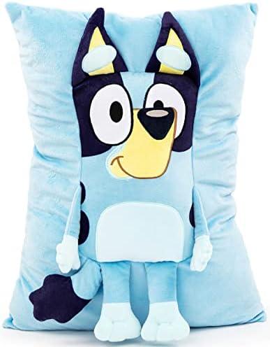 Bluey Snuggle Pillow - Super Soft Plush Decorative Throw Pillow - Measures 15 Inches 