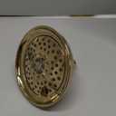 Massage Shower Head With Mist - High Pressure Boosting, Multi-Function, Massaging Rainfall Showerhead For Low Flow Showers & Adjustable Water Saving Nozzle, 2.5 GPM - Polished Brass