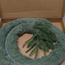 2Pcs 6FT Norfolk Pine Garlands Realistic, Real Touch Winter Xmas Garland, Christmas Decorations Indoor Outdoor, Artificial Holiday Decor Faux Greenery for Mantle, Fireplace, Table