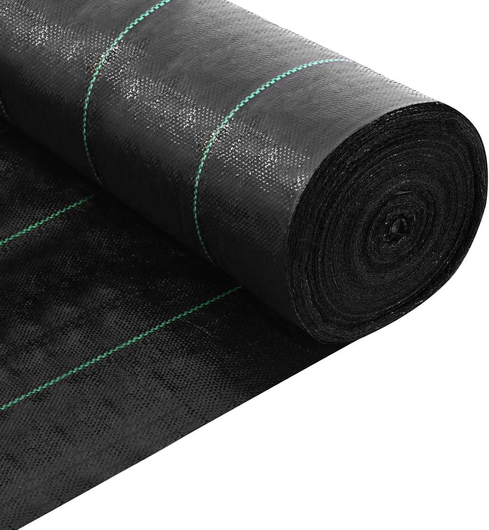 Driveway Fabric, 13x115 ft Commercial Weed Barrier, Heavy Duty 5oz French Drain Fabric for Erosion Control, Landscape Projects