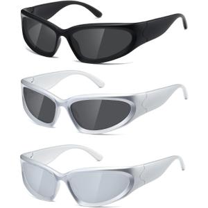 kimorn Y2K Wrap Around Polarized Sunglasses Womens men Swift Oval Fashion Sport Shades Sun Glasses K1273
