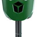 Electric Solar Powered Ultrasonic Animal Repeller 360 Ultrasonic Animal Driver with Motion Sensor LED Flashing Lights Waterproof Outdoor Animal Repellent for Farm Garden Yard