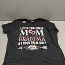 I Have Two Titles Mom and Grandma Cute Grandmother Women T-Shirt XXL