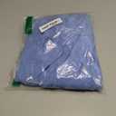 2026 Fall Women's Button Down Shirt Casual Beach V Neck Shirt Long Sleeve Tie Knot Tops Sun Protection Coat, Blue, L