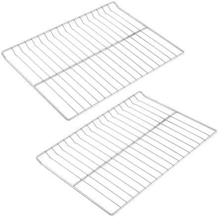 Allstare 1Pcs WB48T10095 Oven Rack Replacement Parts for GE Stove Oven Parts WB48K5019 Oven Shelf 23.7" x 17.4" GE Hotpoint Oven Wire Rack 304 Stainless Steel Rack-Flat
