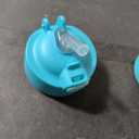 THERMOS FUNTAINER Water Bottle with Straw - 12 Ounce - Kids Stainless Steel Vacuum Insulated Water Bottle with Lid, Blue/Green