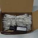 JMEXSUSS 200 LED String Lights Indoor Outdoor Clear Wire, Connectable Warm White Christmas String Lights for Bedroom, 66 Ft Twinkle Fairy Light Plug in for Wedding Home Tree Yard Patio Spring Decor