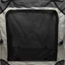 Lesure Collapsible Dog Crate - Portable Travel Kennel for Extra Large Dog, 4-Door Pet Crate with Mesh Windows, Indoor & Outdoor, Light Gray