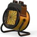 Greenhouse Heater, 1500W Outdoor Electric Heater, 3S Heating &3 Heat Modes, Overheat Protection, 90° Tilt, Portable Outdoor Heaters for Patio, Green House, Flower Room, Workplace