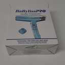 BabylissPRO Nano Titanium Hair Dryer, Professional 1875-Watt Blow Dryer, Lightweight, Ionic Technology Dries Hair Faster with Less Frizz (Blue)