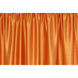 Curtain Orange Satin Fabric 114x57Inc