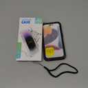 2025 New Designed for iPhone 16 Case Waterproof, [Built-in Screen Protector & Glass Camera Protector][Full Body Shockproof][IP68 Underwater][Dustproof][Dropproof] Phone Case for iPhone 16 6.1" (Black/Clear)