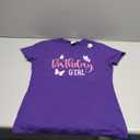 Birthday Girl Butterfly Party Child Kid Matching Family T-Shirt
6, Purple)