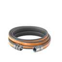 Giraffe Tools Garden Hose, 5/8" Lightweight Lay Flat Water Hose, No-Kink, Flexible Gardening Hose with Male to Female Aluminum Fitting, Customizable-Length Hose Pipe for Yard