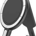 BAISRKE Magnetic Belt Clip Phone Holder, Strong Magnetic Waist Clip Compatible with Phone Cases, Portable & Versatile Accessory for Travel & Outdoor Use - Black