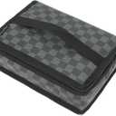 FlowFly Small Insulated Lunch box Portable Soft Bag Mini Cooler Thermal Meal Tote Kit with Handle for Work, Plaid