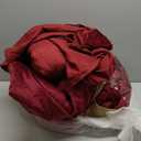 Merryword Burgundy Velvet Comforter Set Queen Size Distressed Velvet Bedding Soft Plush Shaggy Warm Flannel Quilt Blanket Women Girls Solid Red Comforter for Christmas, Dull Red