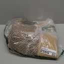 Yimi's Dream Cotton Rope Basket with Lid  Soft Storage Bin for Home Organization, Brown & BrownBlack Pattern, Sturdy, Lightweight & Stylish, 11.5 Round x 13.5 High