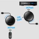 Fourair Infrared Wireless IR Repeater Long Range 500 Feet and IR Remote Control Extender Repeater Kit Infrared IR Extender for Expansion (IR Emitter and Receiver)