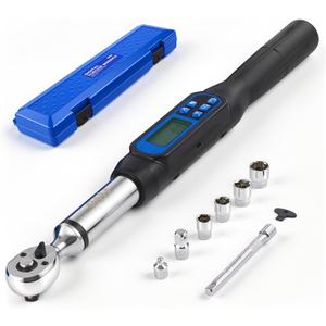 Orion Motor Tech 3/8" Drive Digital Torque Wrench 5-135 N.m(3.7-99.6 ft-lb)