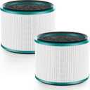 2 Pack Air Purifier Filter Replacements for Dyson HP01, HP02, DP01 Desk Purifiers. Compare to Part # 968125-03 - Compatible with Dyson Pure Hot Cool Link Air Purifier Filter Replacement.