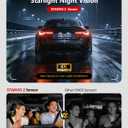 4K 3 Channel Dash Cam Front and Rear, Dash Camera for Cars, STARVIS 2 Sensor Dash Camera with HDR Night Vision, 24H Parking Mode Car Camera with GPS, Loop Recording