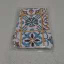 Rectangle Tablecloth, Waterproof Vinyl Table Cloth with Flannel Backing, Plastic Table Cloths for Dinner, Kitchen, Outdoor and Parties, 60"x84" (Multi Color)