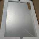 LOAAO Black Metal Framed Bathroom Mirror for Wall, 24X36 Inch Rounded Rectangle Mirror, Matte Black Bathroom Vanity Mirror Farmhouse, Anti-Rust, Hangs Horizontally or Vertically