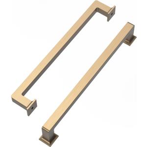 3818 10 Pack 6.3inch(160MM) Champagne Bronze Cabinet Pulls,Champagne Gold for Kitchen Cabinet Handles,Kitchen Handle for Cabinets Cupboard Handles Drawer Pulls
