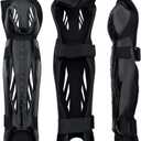 Hagan Hockey H-3.0 Shin Guards Leg Pads Protective Gear Durable High-Performance Sports Accessories with Knee Pads and Shinguard Covers for Enhanced Fit and Impact Protection (Black)