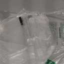 Dooiclear 3 Tier Acrylic Display Risers 2 Pack, Half Moon Cupcake Stand, Clear Perfume Organizer, Dessert Stand for Display, Clear Display Stand for Food, Cupcake, Perfume, Collections