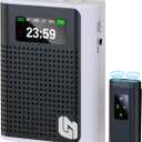 2026 New Upgraded Voice Amplifier Wireless Microphone with Magnetic Lavalier, LED Display Screen, Rechargeable Portable Microphone Speaker for Teachers, Classroom, Yoga, Meetings, Speeches, Tours